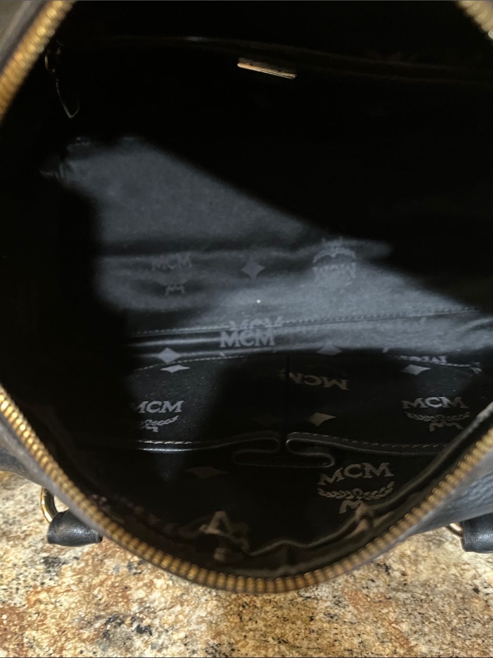 MCM Boston Black leather handbag - Picture 10 of 12